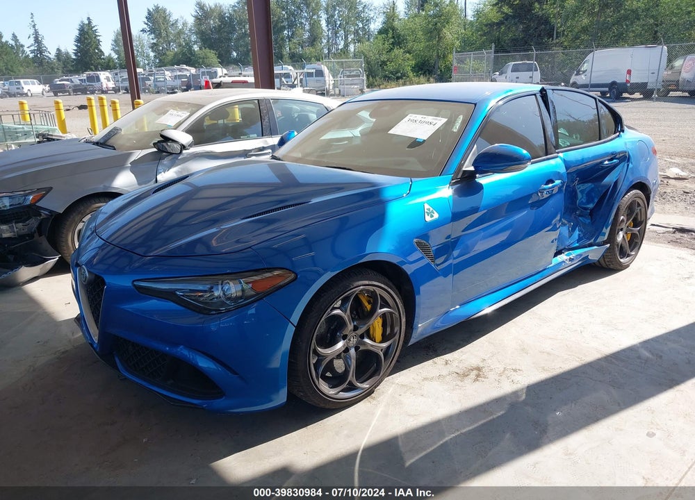 2018 ALFA ROMEO GIULIA QUADRIFOGLIO RWD VIN: ZARFAEAV1J7585720