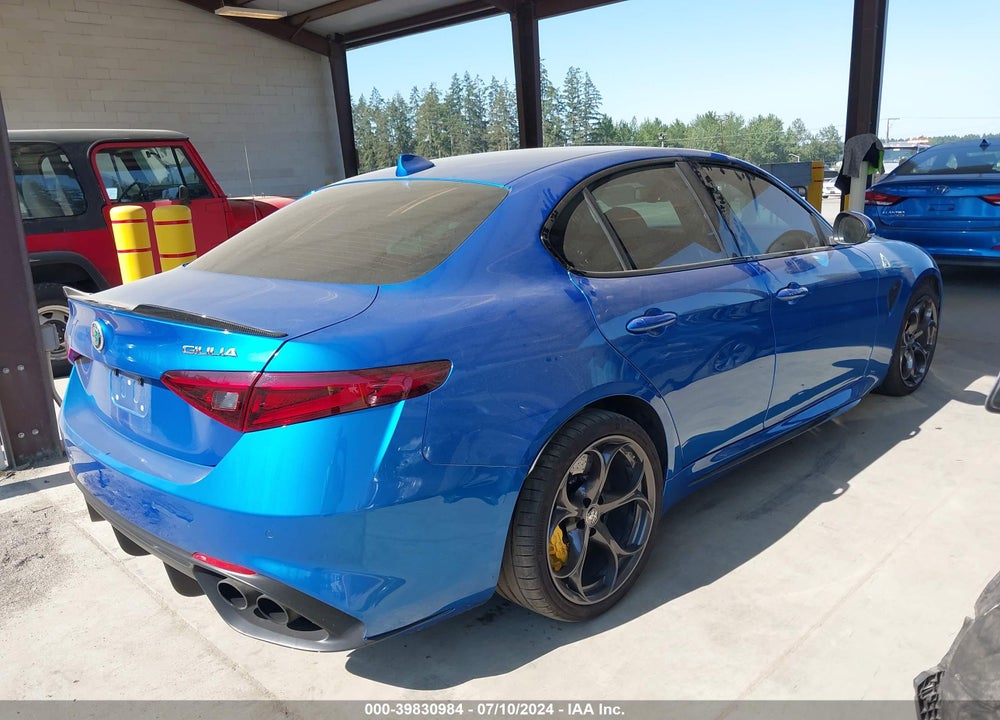 2018 ALFA ROMEO GIULIA QUADRIFOGLIO RWD VIN: ZARFAEAV1J7585720