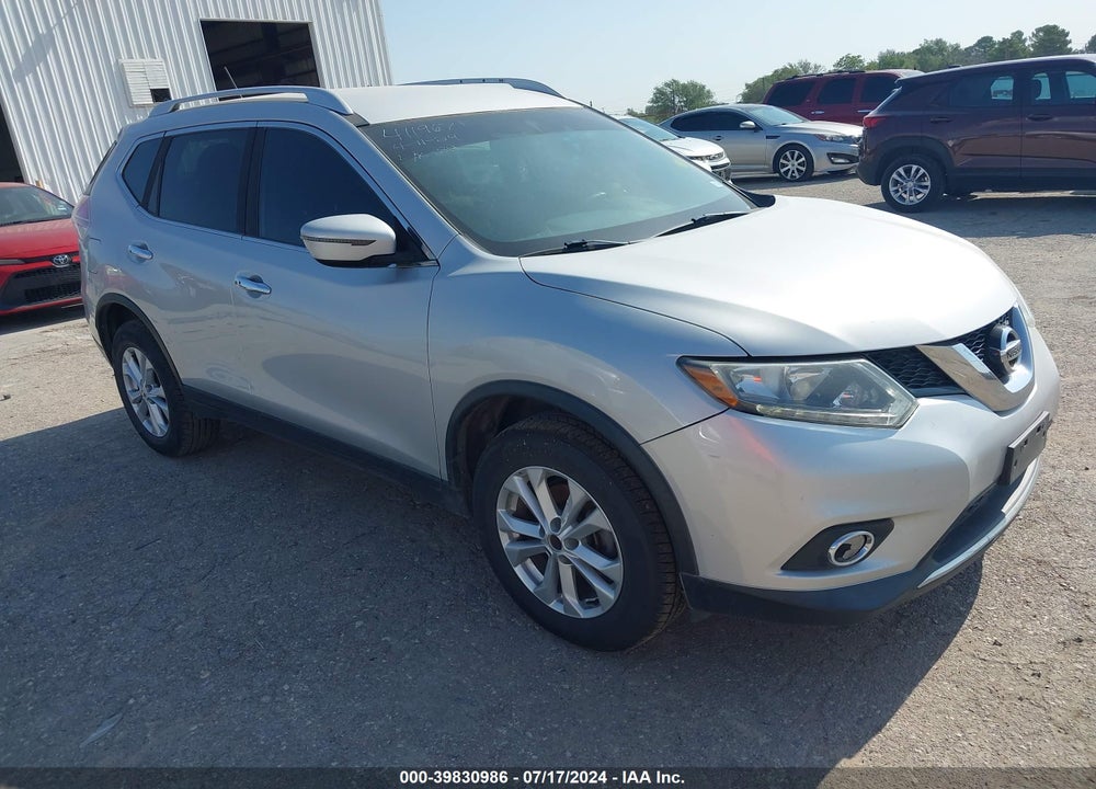 2016 NISSAN ROGUE SV VIN: KNMAT2MV3GP736431