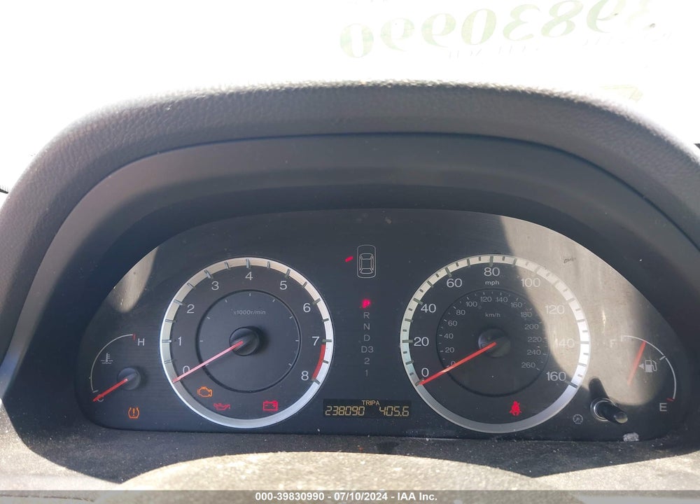 2008 HONDA ACCORD 2.4 EX-L VIN: JHMCP26838C026621