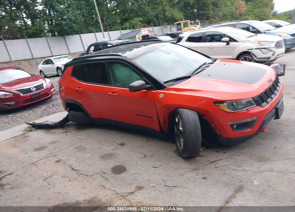 2018 JEEP COMPASS TRAILHAWK 4X4 VIN: 3C4NJDDB9JT256812