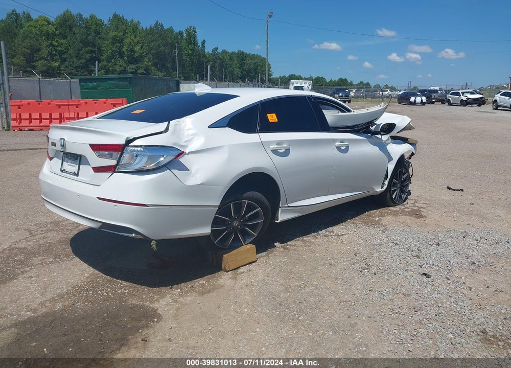 2021 HONDA ACCORD EX-L VIN: 1HGCV1F58MA018223