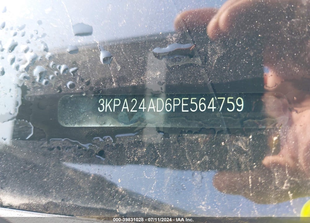 2023 KIA RIO S VIN: 3KPA24AD6PE564759