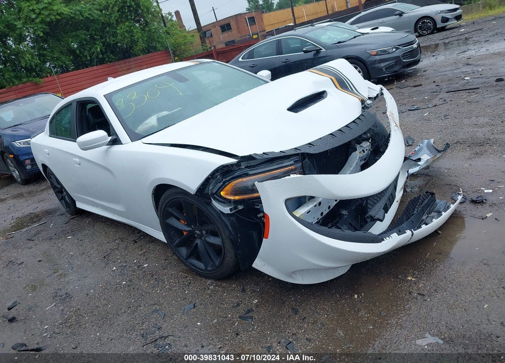 2022 DODGE CHARGER GT RWD VIN: 2C3CDXHG2NH193304
