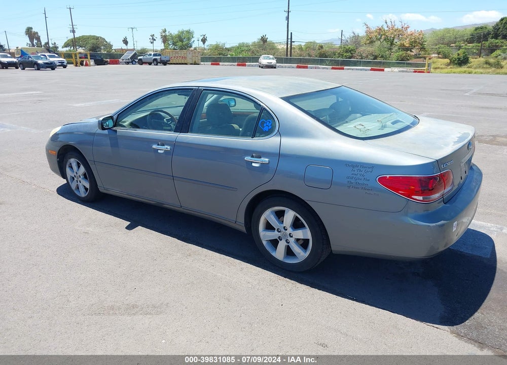 2005 LEXUS ES 330 VIN: JTHBA30G255059564