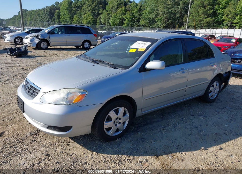 2007 TOYOTA COROLLA LE VIN: 2T1BR32EX7C737828