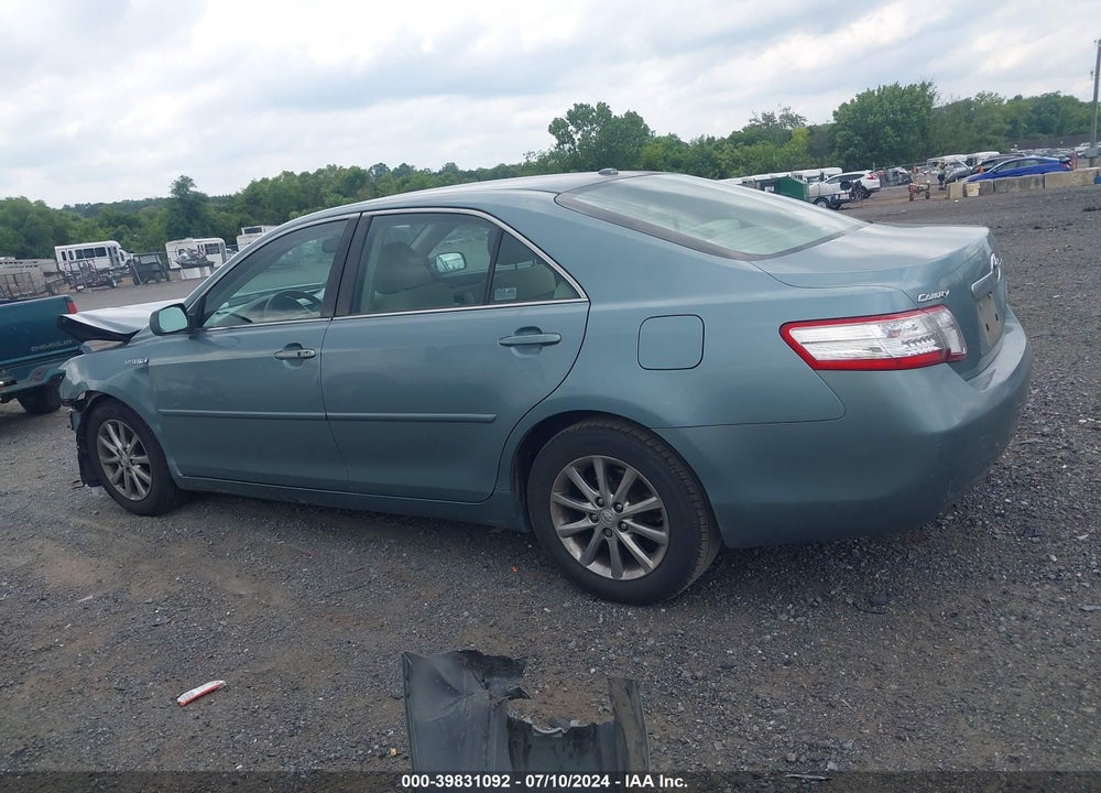 2011 TOYOTA CAMRY HYBRID VIN: 4T1BB3EK9BU137072