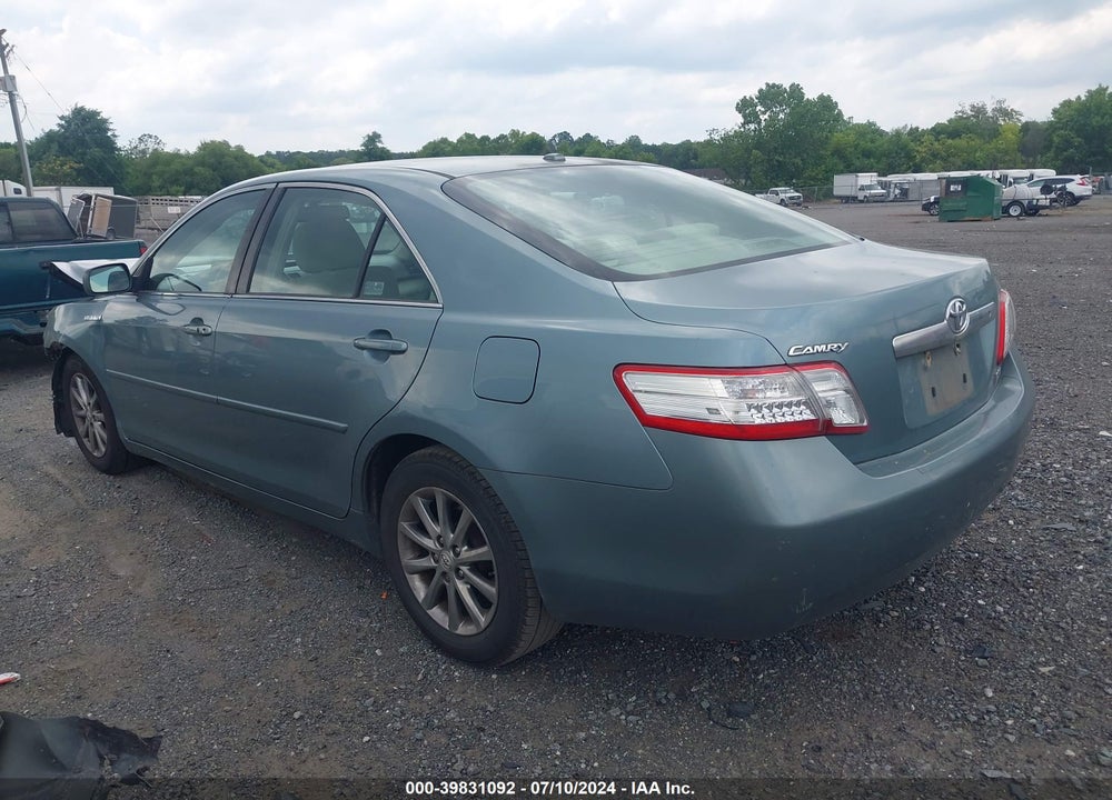 2011 TOYOTA CAMRY HYBRID VIN: 4T1BB3EK9BU137072