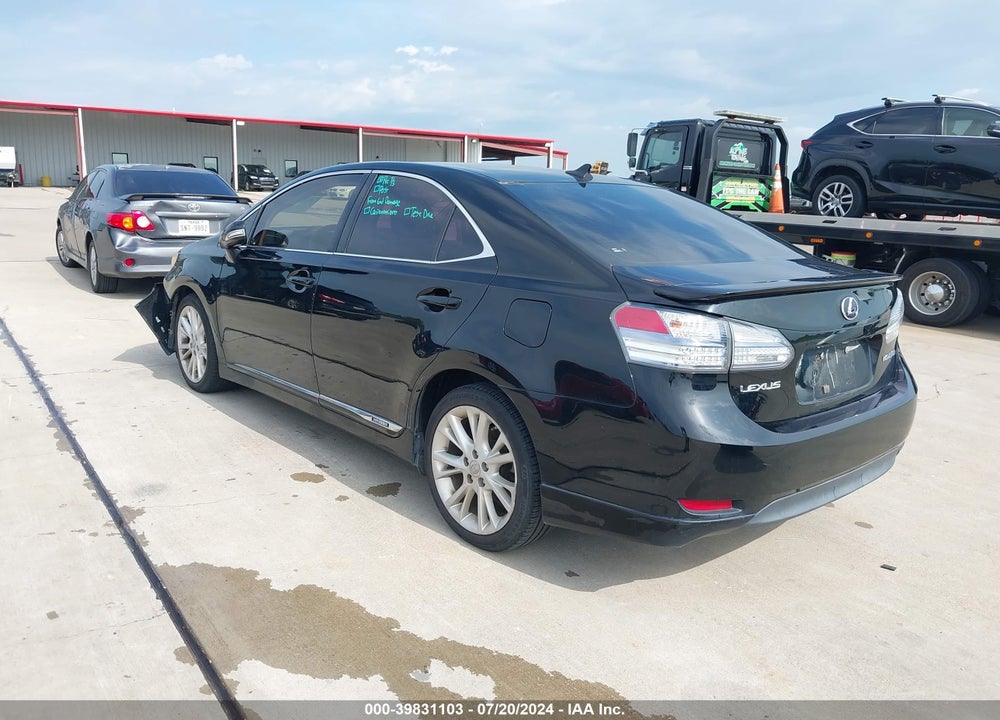 2011 LEXUS HS 250H PREMIUM VIN: JTHBB1BA6B2046095