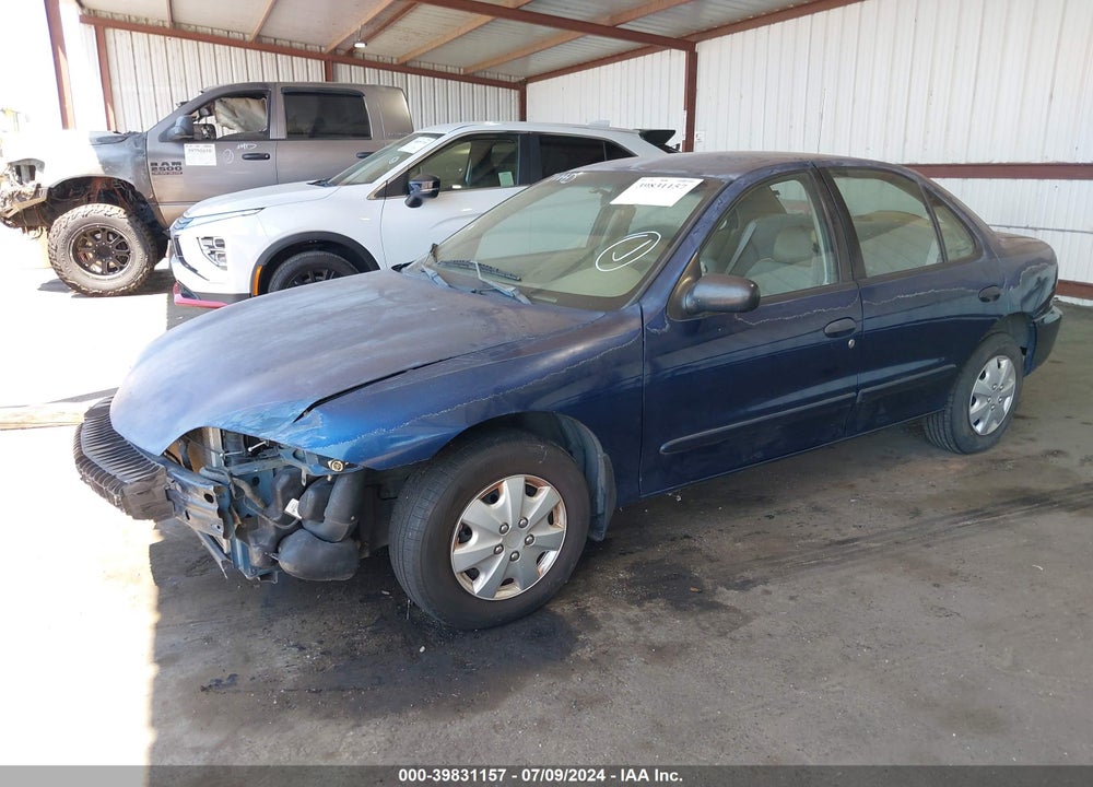 2002 CHEVROLET CAVALIER VIN: 1G1JC524727286201