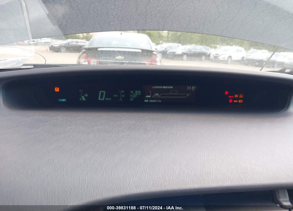 2011 TOYOTA PRIUS TWO VIN: JTDKN3DU6B0248930