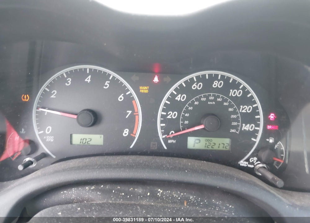 2012 TOYOTA COROLLA LE VIN: 5YFBU4EE1CP036797