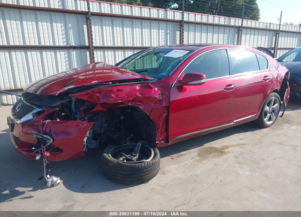 2010 LEXUS GS 350 VIN: JTHBE1KS0A0049262