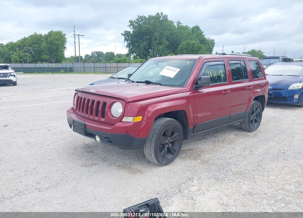 2012 JEEP PATRIOT LATITUDE VIN: 1C4NJRFB9CD698136