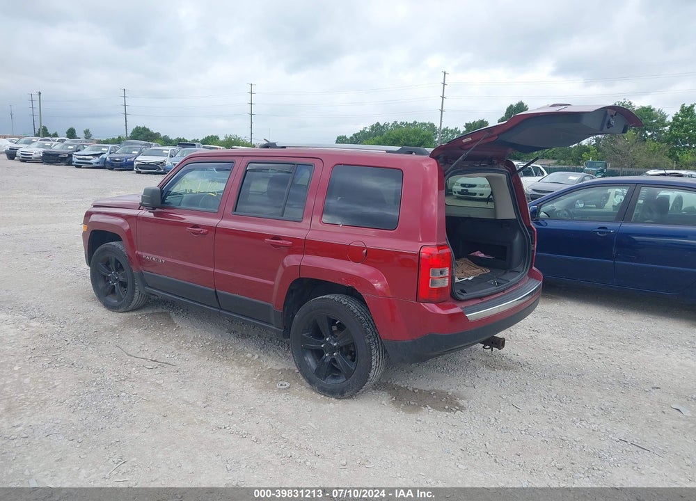 2012 JEEP PATRIOT LATITUDE VIN: 1C4NJRFB9CD698136