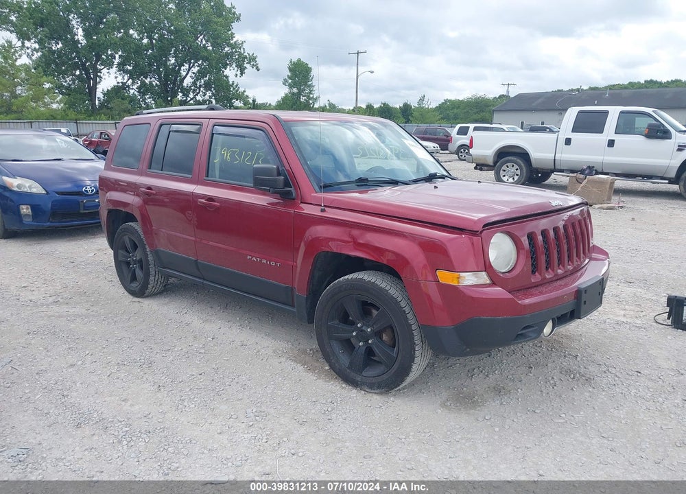 2012 JEEP PATRIOT LATITUDE VIN: 1C4NJRFB9CD698136