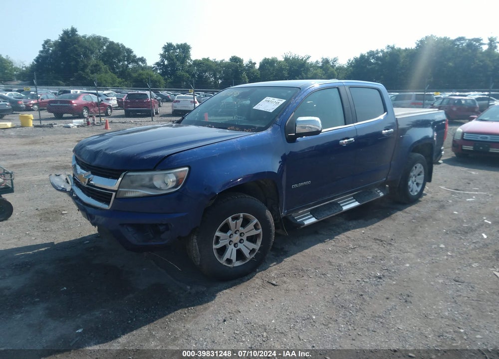 2015 CHEVROLET COLORADO LT VIN: 1GCGTBE32F1199818