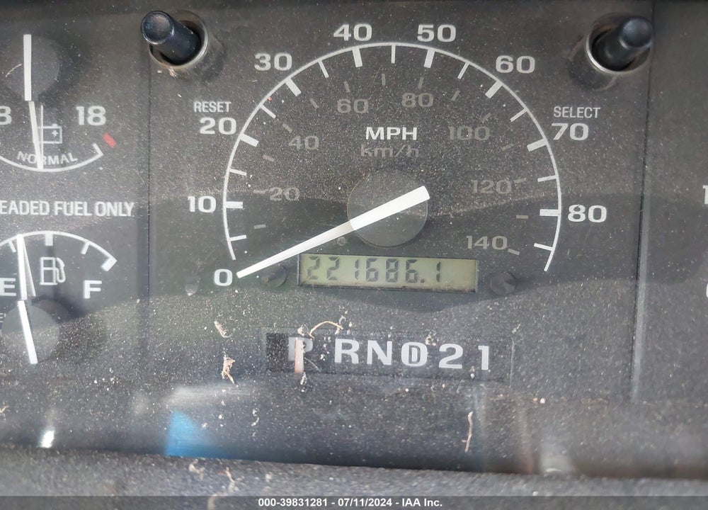 1996 FORD BRONCO U100 VIN: 1FMEU15H3TLC04241
