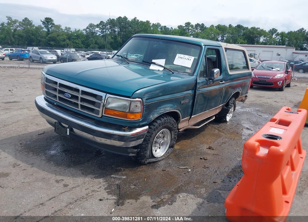 1996 FORD BRONCO U100 VIN: 1FMEU15H3TLC04241