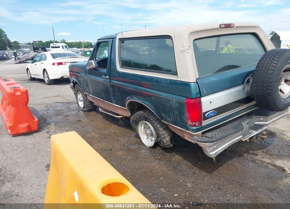 1996 FORD BRONCO U100 VIN: 1FMEU15H3TLC04241