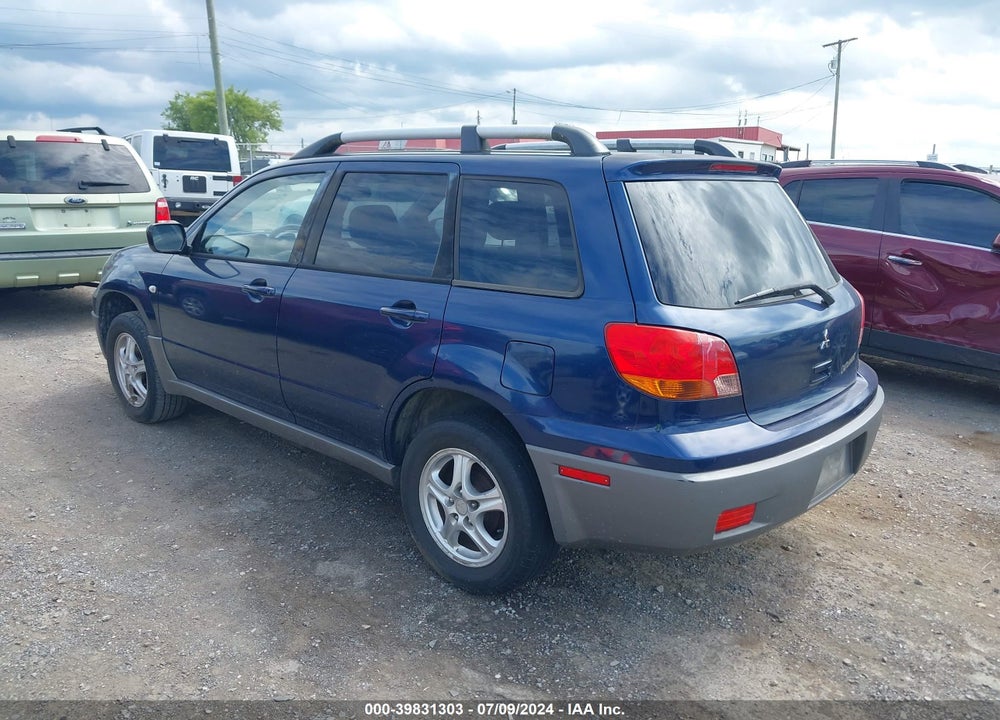 2003 MITSUBISHI OUTLANDER LS VIN: JA4LX31G53U033461