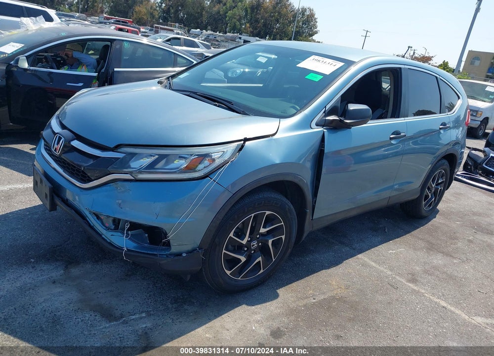 2016 HONDA CR-V SE VIN: 2HKRM3H45GH536685