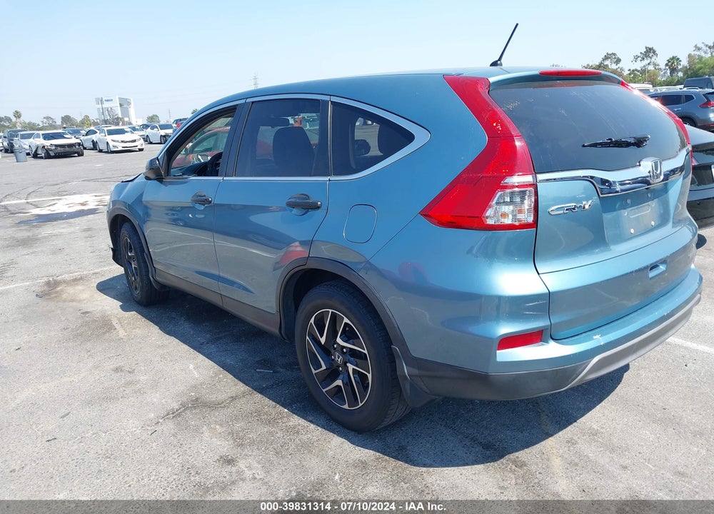2016 HONDA CR-V SE VIN: 2HKRM3H45GH536685