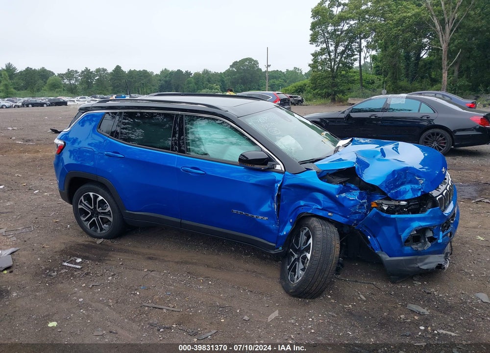 2022 JEEP COMPASS LIMITED 4X4 VIN: 3C4NJDCB2NT180745
