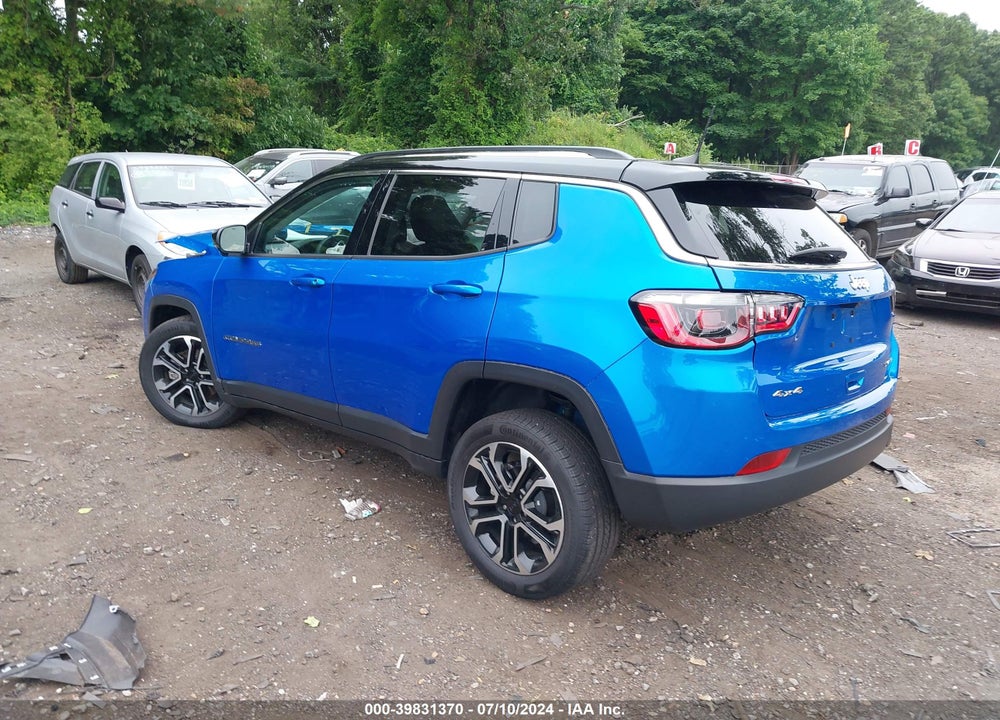 2022 JEEP COMPASS LIMITED 4X4 VIN: 3C4NJDCB2NT180745