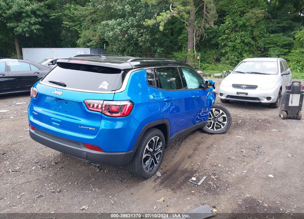2022 JEEP COMPASS LIMITED 4X4 VIN: 3C4NJDCB2NT180745