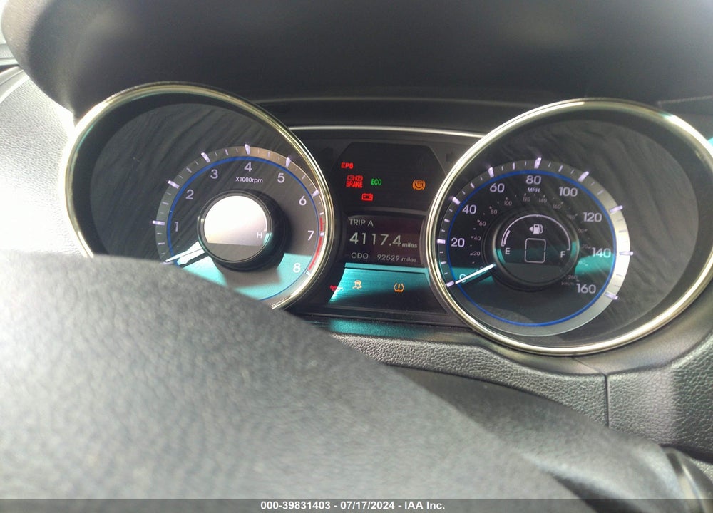 2012 HYUNDAI SONATA GLS VIN: 5NPEB4ACXCH419237