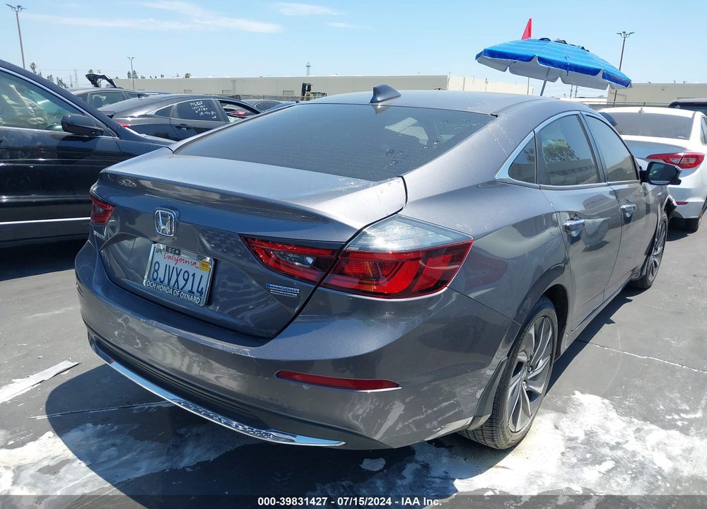 2019 HONDA INSIGHT TOURING VIN: 19XZE4F98KE011747