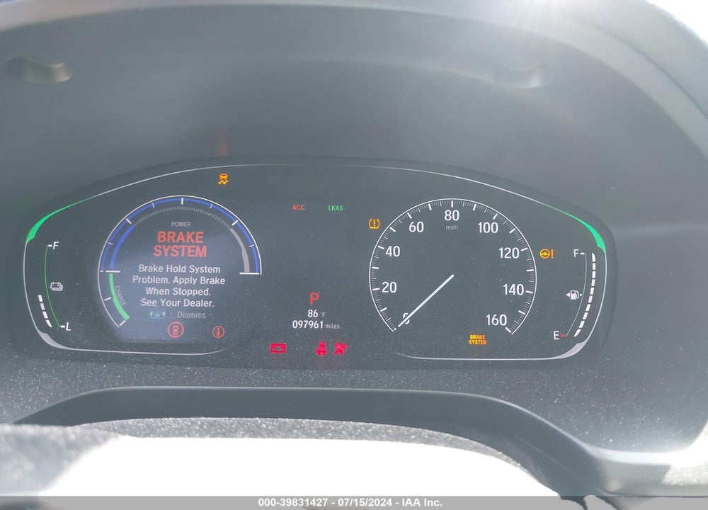 2019 HONDA INSIGHT TOURING VIN: 19XZE4F98KE011747
