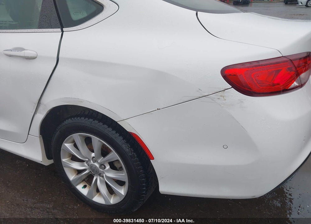 2015 CHRYSLER 200 C VIN: 1C3CCCCB6FN624419