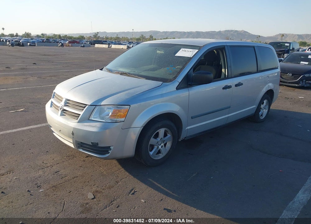 2008 DODGE GRAND CARAVAN SE VIN: 2D8HN44H88R669678