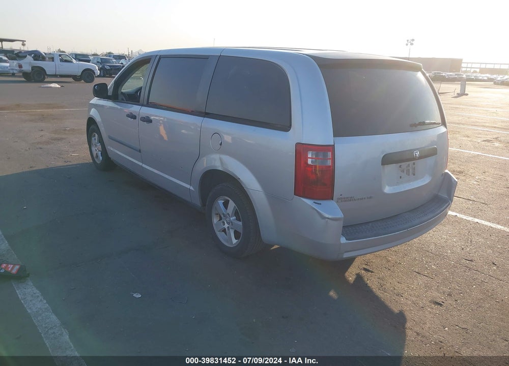2008 DODGE GRAND CARAVAN SE VIN: 2D8HN44H88R669678