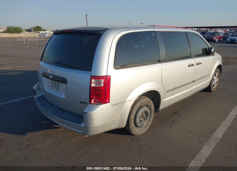 2008 DODGE GRAND CARAVAN SE VIN: 2D8HN44H88R669678