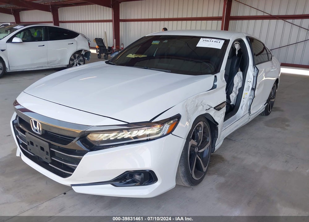 2022 HONDA ACCORD SPORT VIN: 1HGCV1F35NA052524