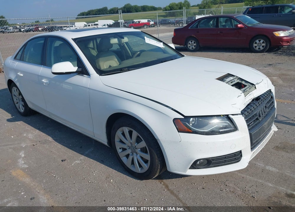2011 AUDI A4 2.0T PREMIUM VIN: WAUFFAFL6BN035712