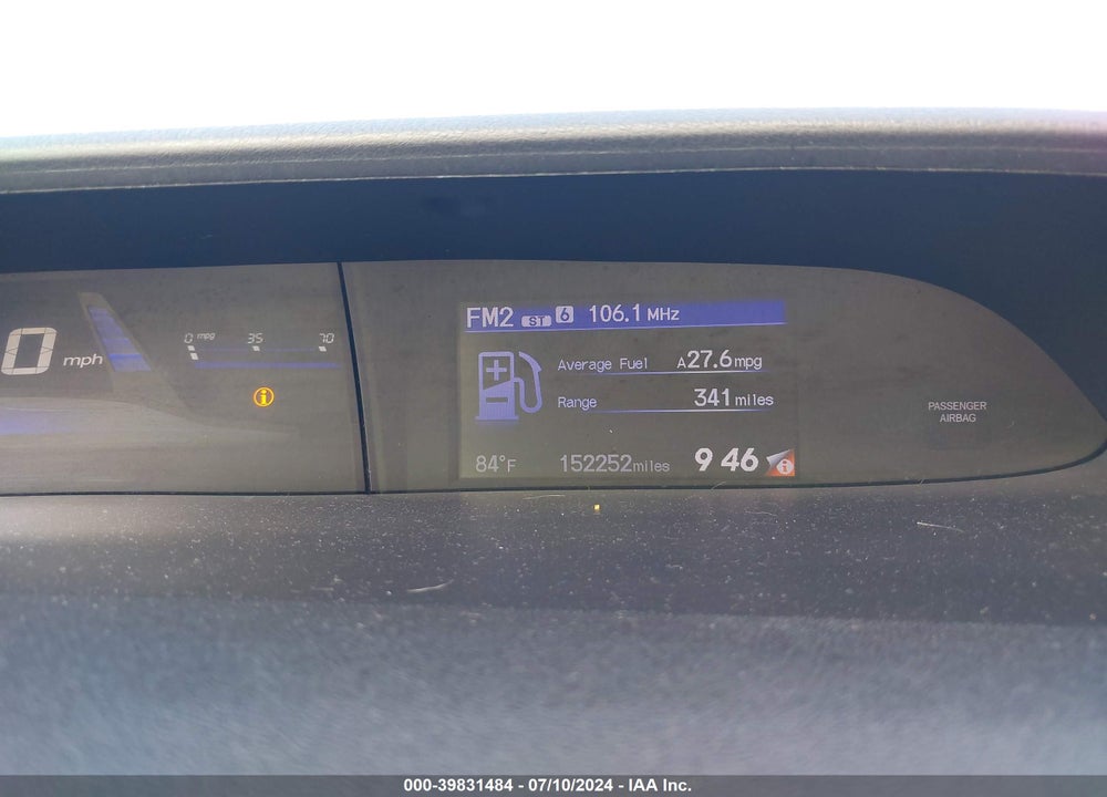 2015 HONDA CIVIC LX VIN: 19XFB2F54FE271887