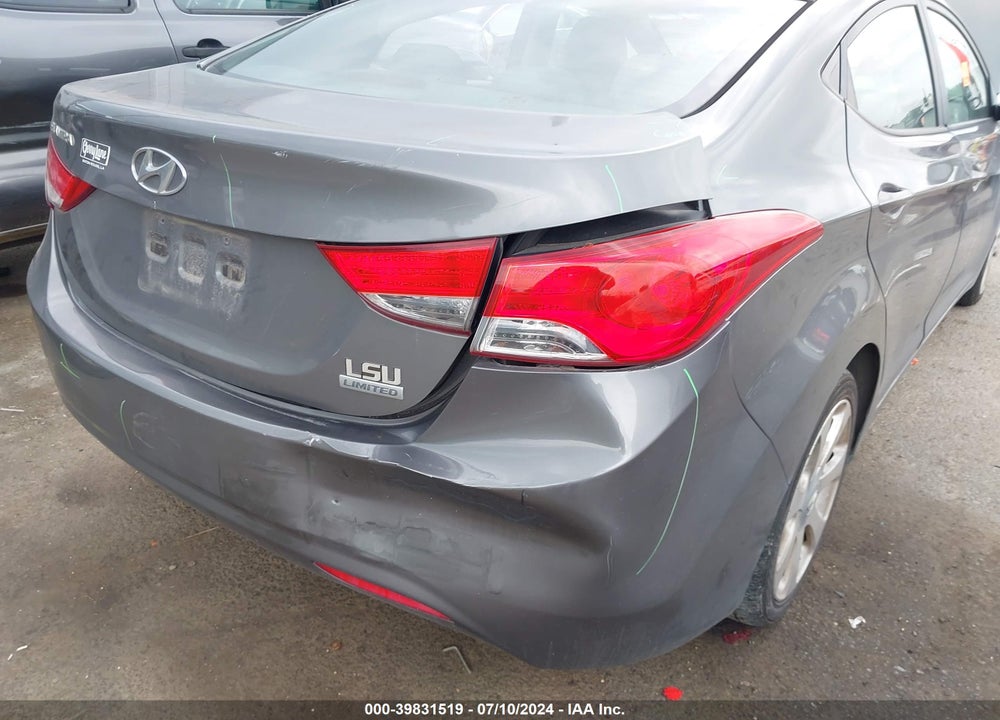2013 HYUNDAI ELANTRA LIMITED VIN: 5NPDH4AE6DH170206
