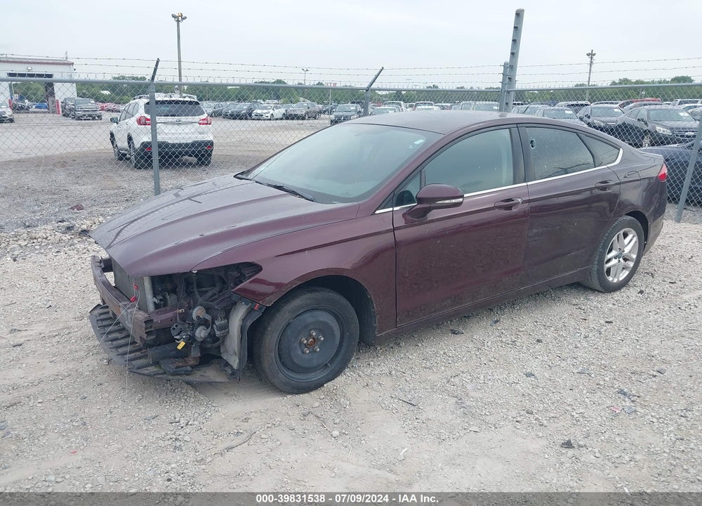 2013 FORD FUSION SE VIN: 3FA6P0HR6DR255739