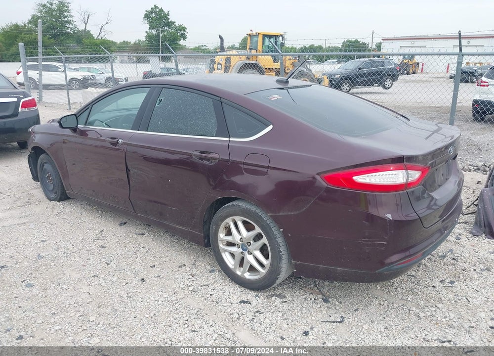 2013 FORD FUSION SE VIN: 3FA6P0HR6DR255739