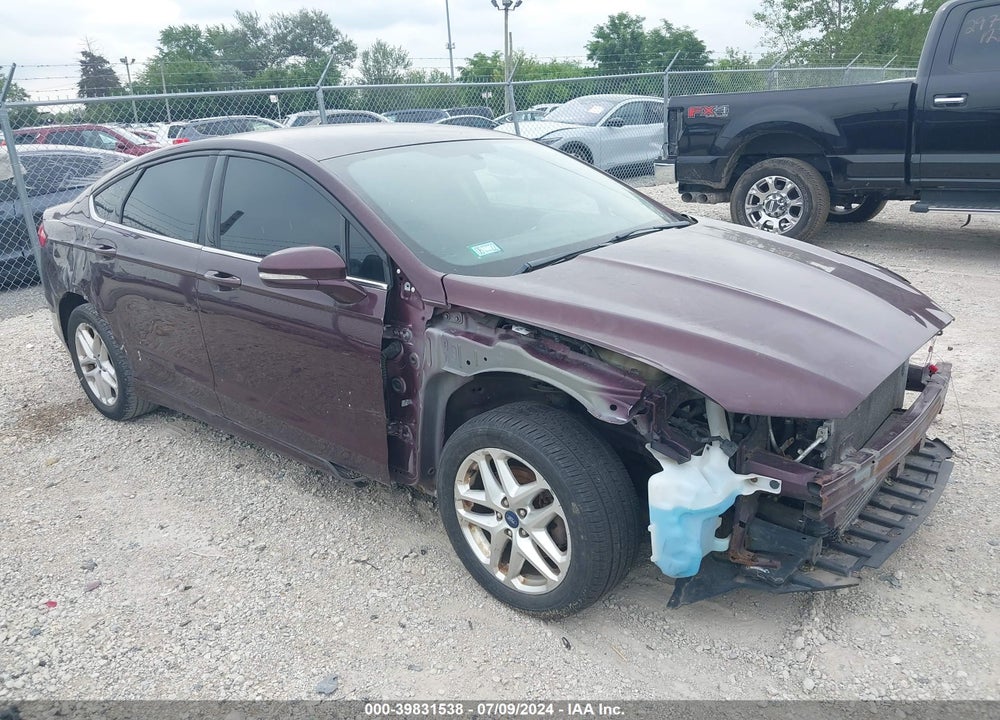 2013 FORD FUSION SE VIN: 3FA6P0HR6DR255739
