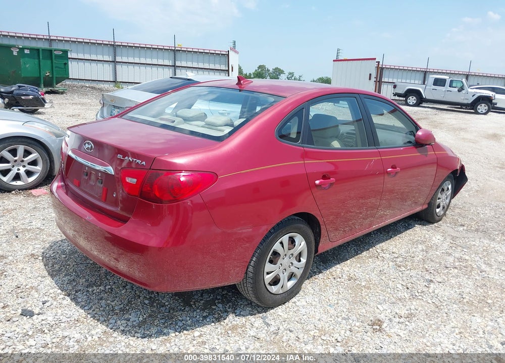 2010 HYUNDAI ELANTRA GLS VIN: KMHDU4AD4AU179339