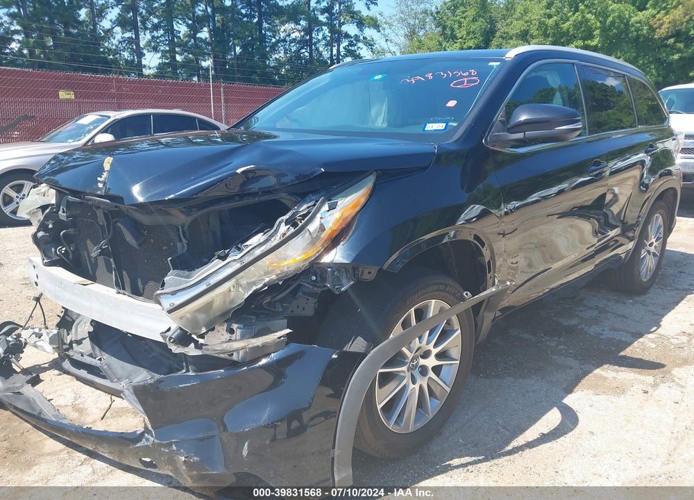 2016 TOYOTA HIGHLANDER LIMITED V6 VIN: 5TDYKRFH7GS142836