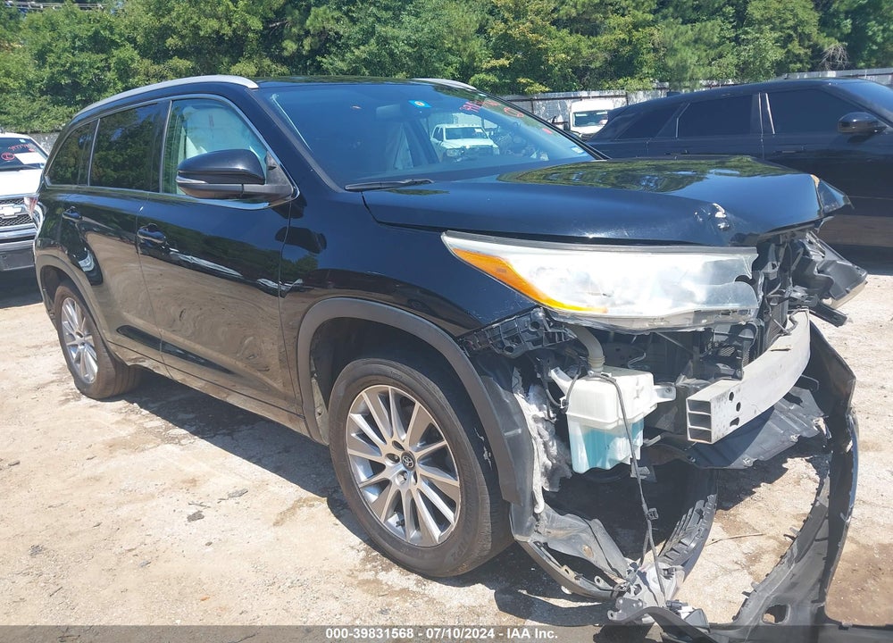2016 TOYOTA HIGHLANDER LIMITED V6 VIN: 5TDYKRFH7GS142836