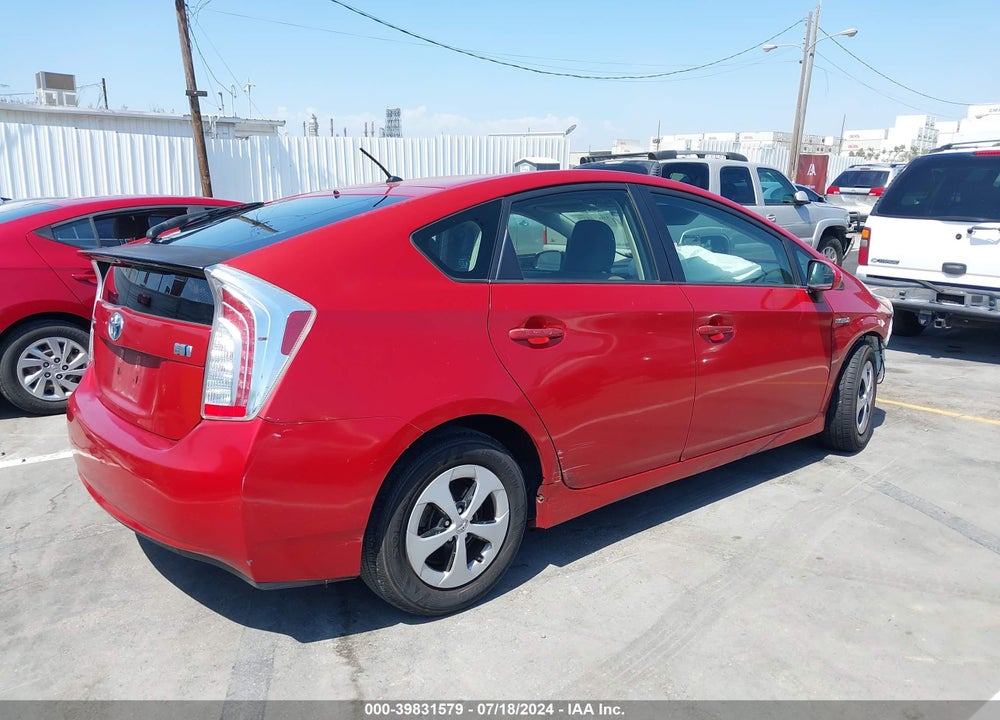 2012 TOYOTA PRIUS TWO VIN: JTDKN3DUXC5383431