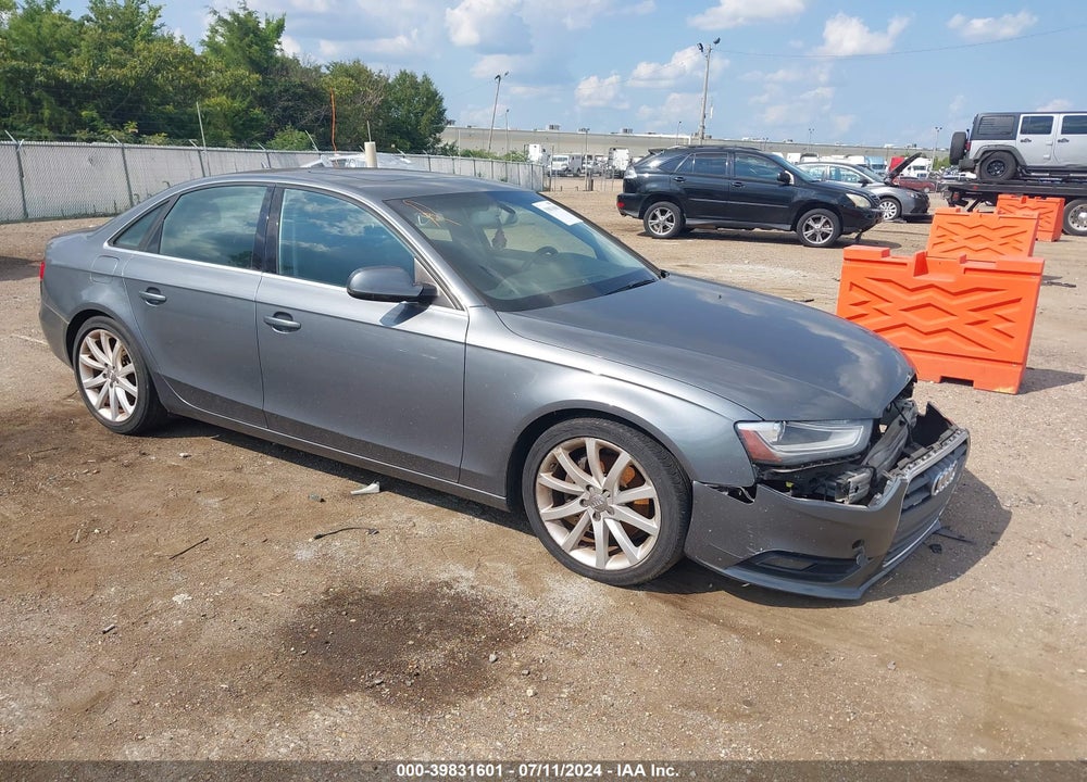 2013 AUDI A4 2.0T PREMIUM VIN: WAUFFAFL3DN020524