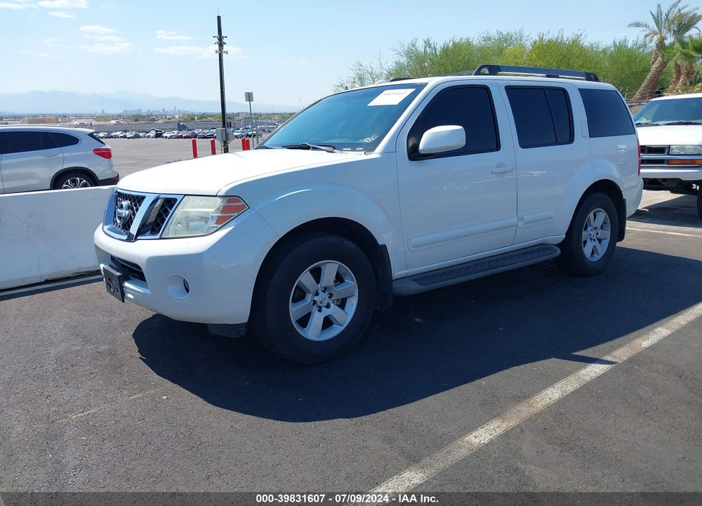 2008 NISSAN PATHFINDER SE VIN: 5N1AR18U58C659477